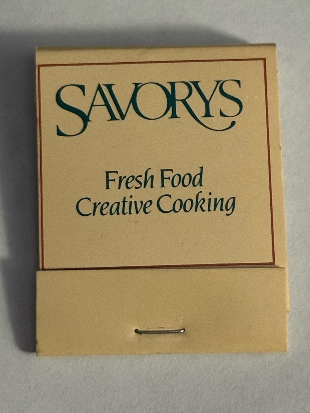 Vintage Matchbook Savorys Food
West Bank Nightclub Holiday Inn Ann Arbor MI